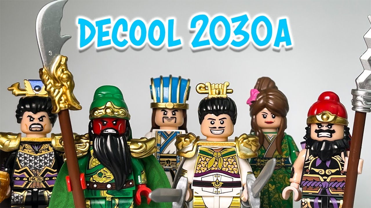 TAM QUỐC DIỄN NGHĨA /THREE KINGDOMS Knock-off LEGO minifigures - DECOOL 2030A