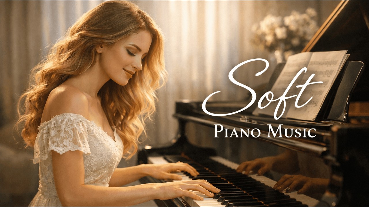 Soft Piano Music for Relaxation, Focus & Stress Relief