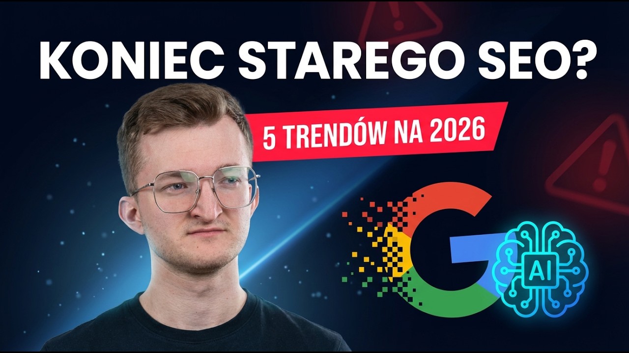 Koniec Starego Pozycjonowania? SEO W 2026 ROKU (5 trendów prostym językiem)