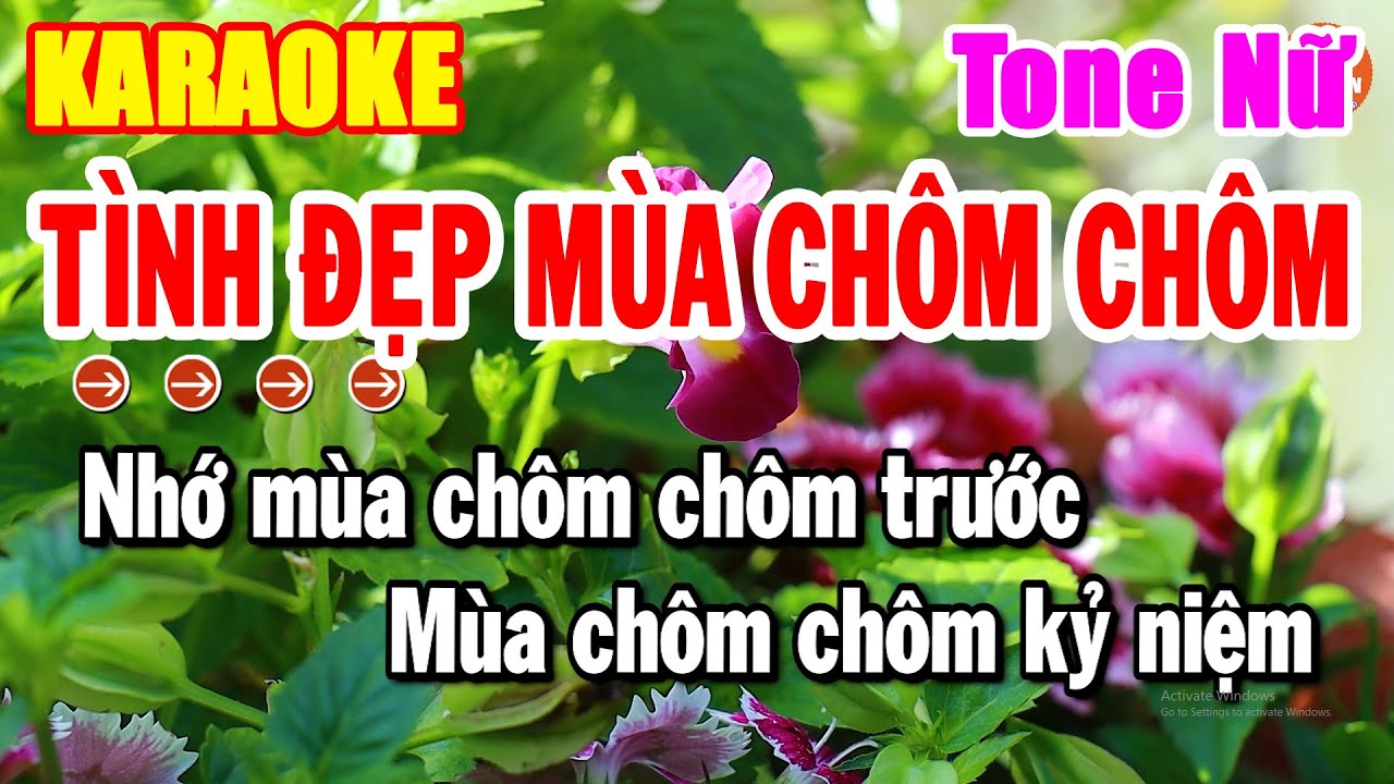 Karaoke Tình Đẹp Mùa Chôm Chôm Nhạc Sống Tone Nữ Bolero Dễ Hát Nhất | Hải Tiên