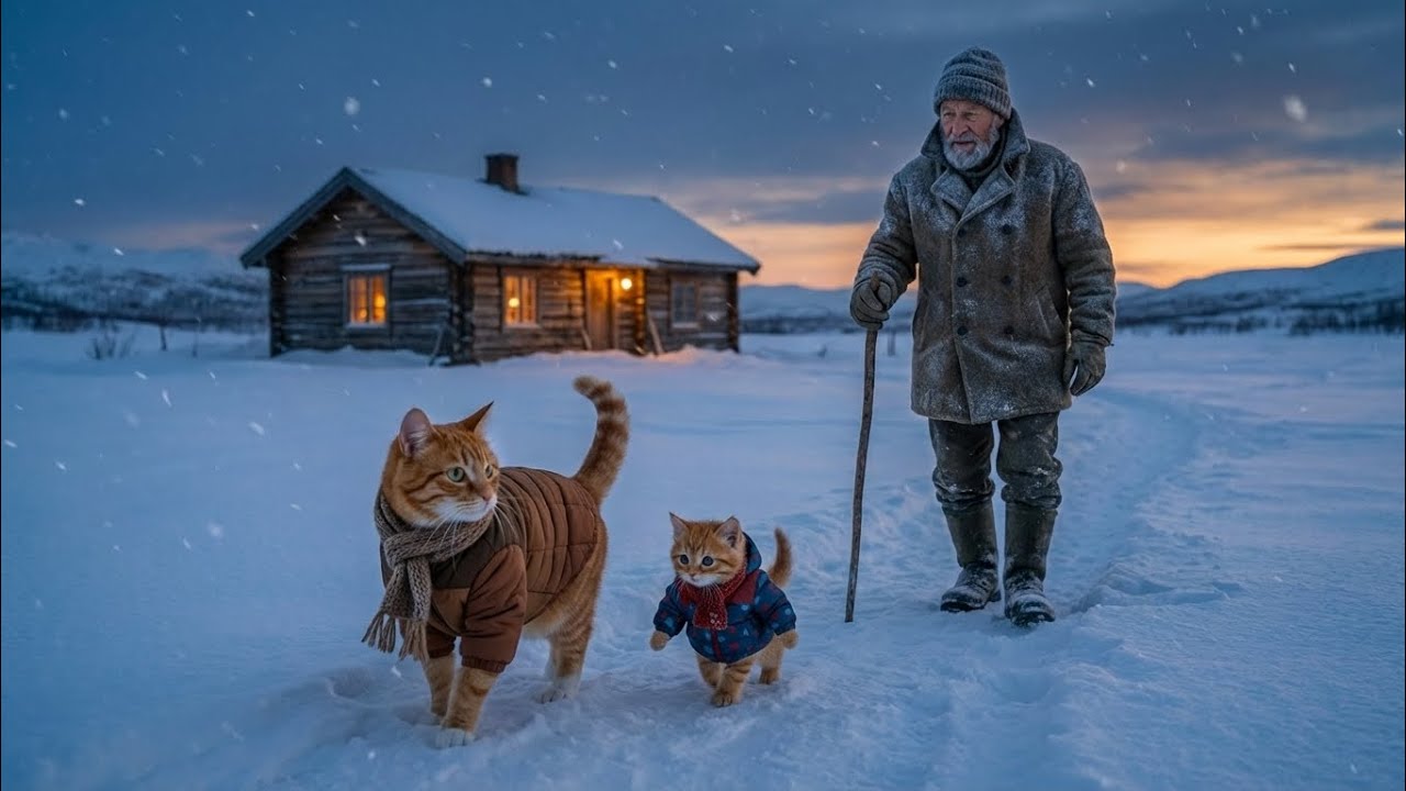 🐻❄️ The Lost Polar Bear Cub | A Heartwarming Arctic Rescue Story #ai #cat 