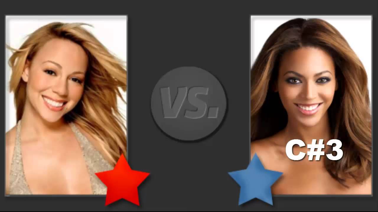 Mariah Carey vs Beyoncé Low notes Studio G#2-E3