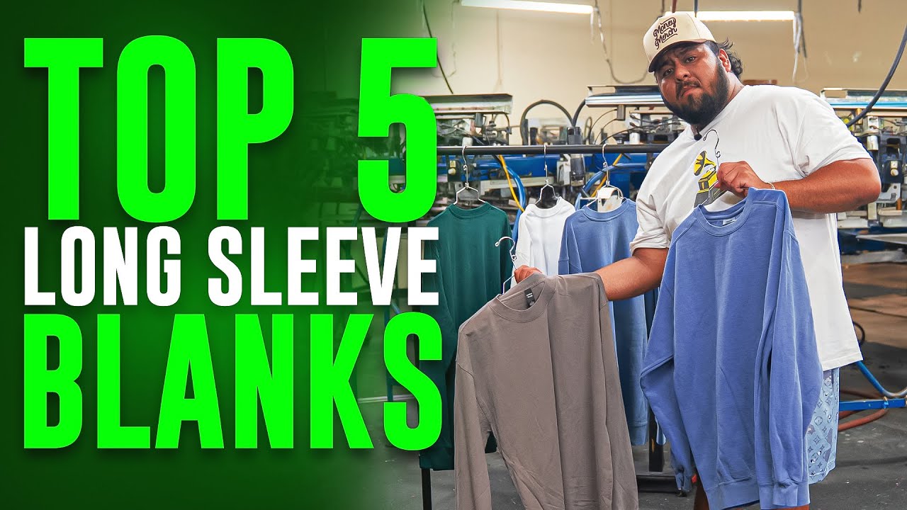Best 5 Long Sleeve Blanks For YOUR Clothing Brand For 2025!