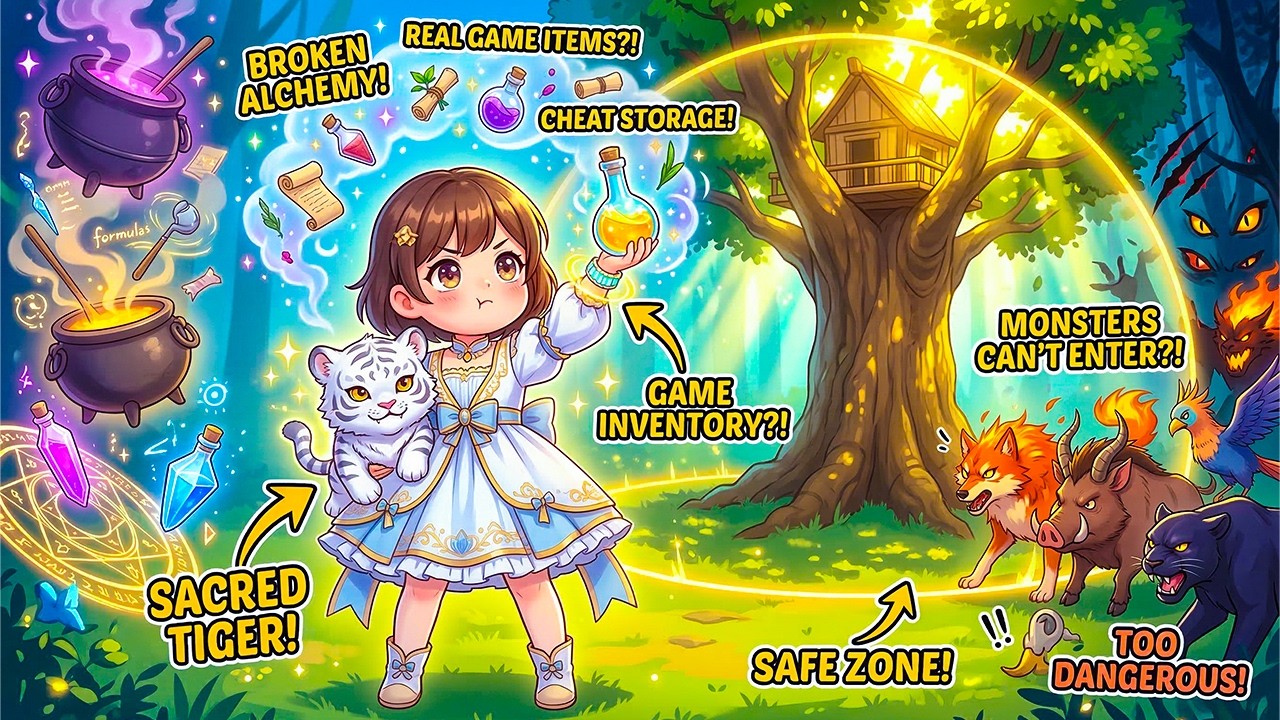 Reborn As A LITTLE GIRL In A BEAST WORLD… With A SACRED TIGER, SAFE ZONE, And BROKEN ALCHEMY CHEAT
