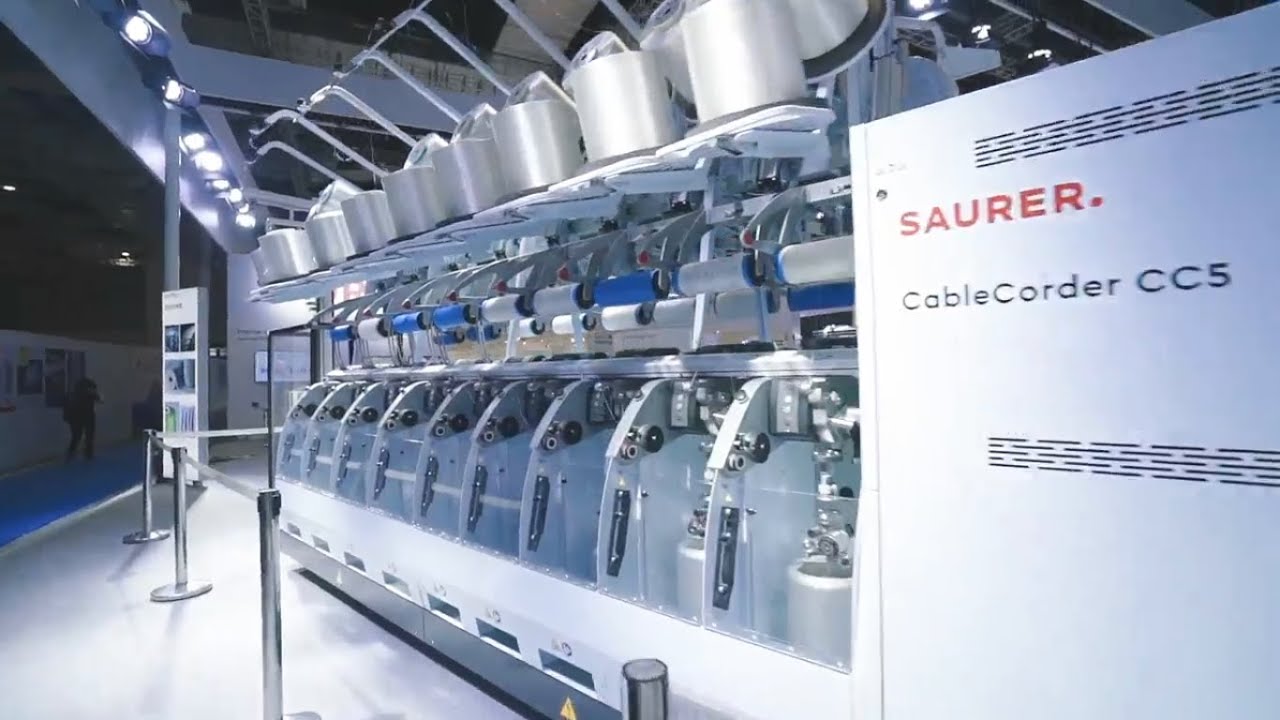Saurer presents the CableCorder CC5 at ITMA Asia