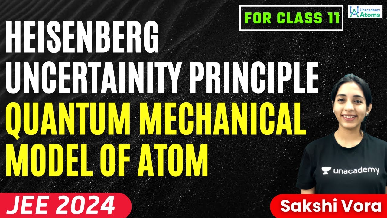 Heisenberg Uncertainty Principle, Quantum Mechanical Model of Atom | Class 11 | Sakshi Vora