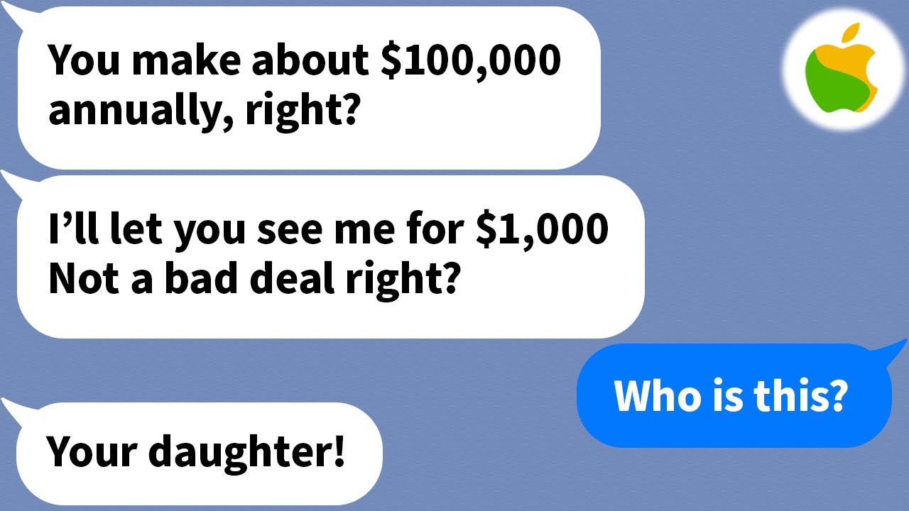 【Apple】 My daughter kicked me out of the family. 2 years later...