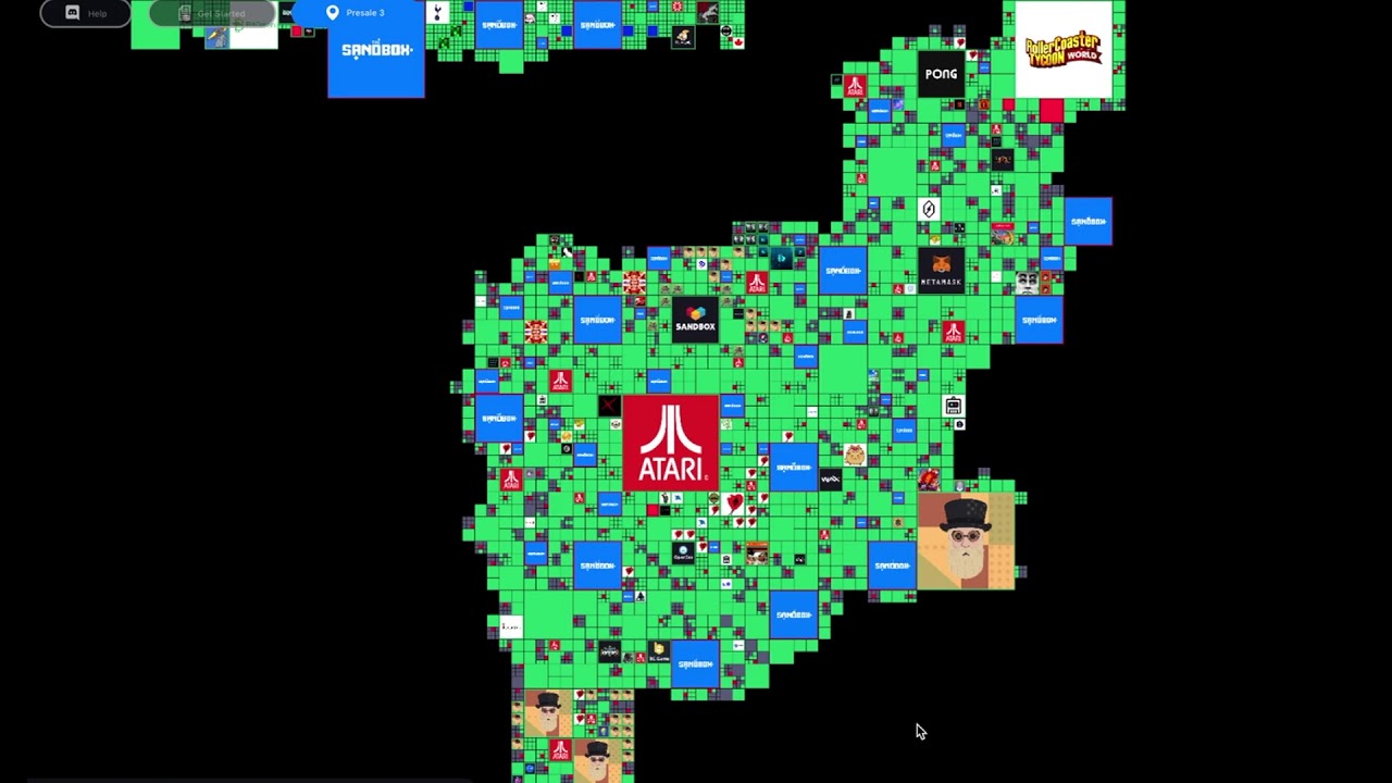 The Sandbox - Timelapse of The Sandbox Third Round of LAND Presale