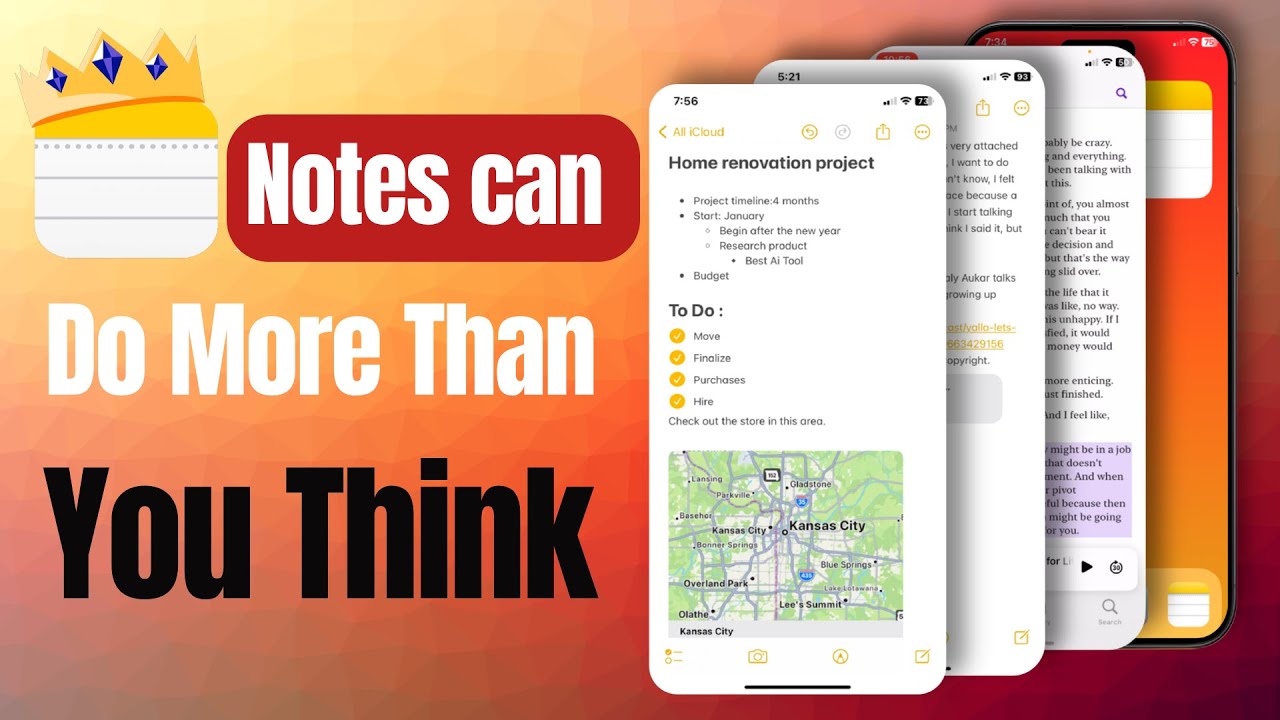Освойте Apple Notes как профессионал: организация жизни с помощью Apple Notes.