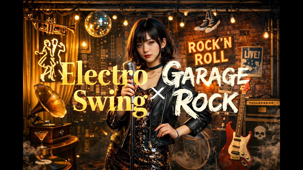 [Playlist] Electro Swing × Garage Rock：特定の世代にだけ刺さるかもしれない / Nostalgic yet Modern Playlist【作業用BGM】