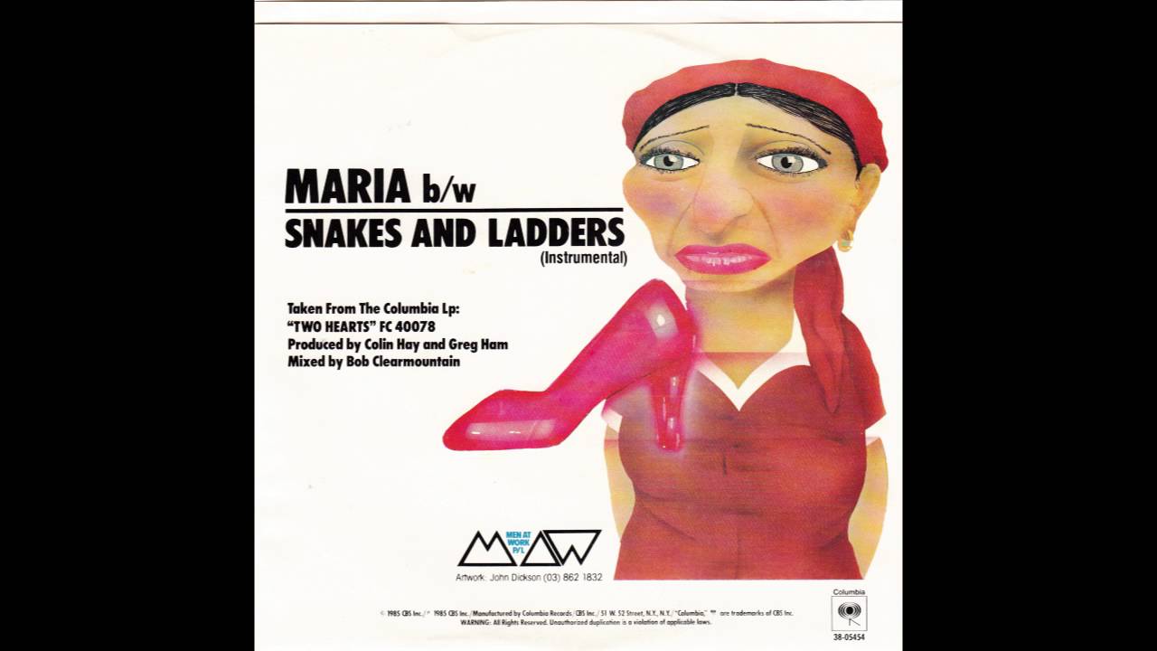 Men At Work – “Snakes And Ladders” (instrumental) (Columbia) 1985