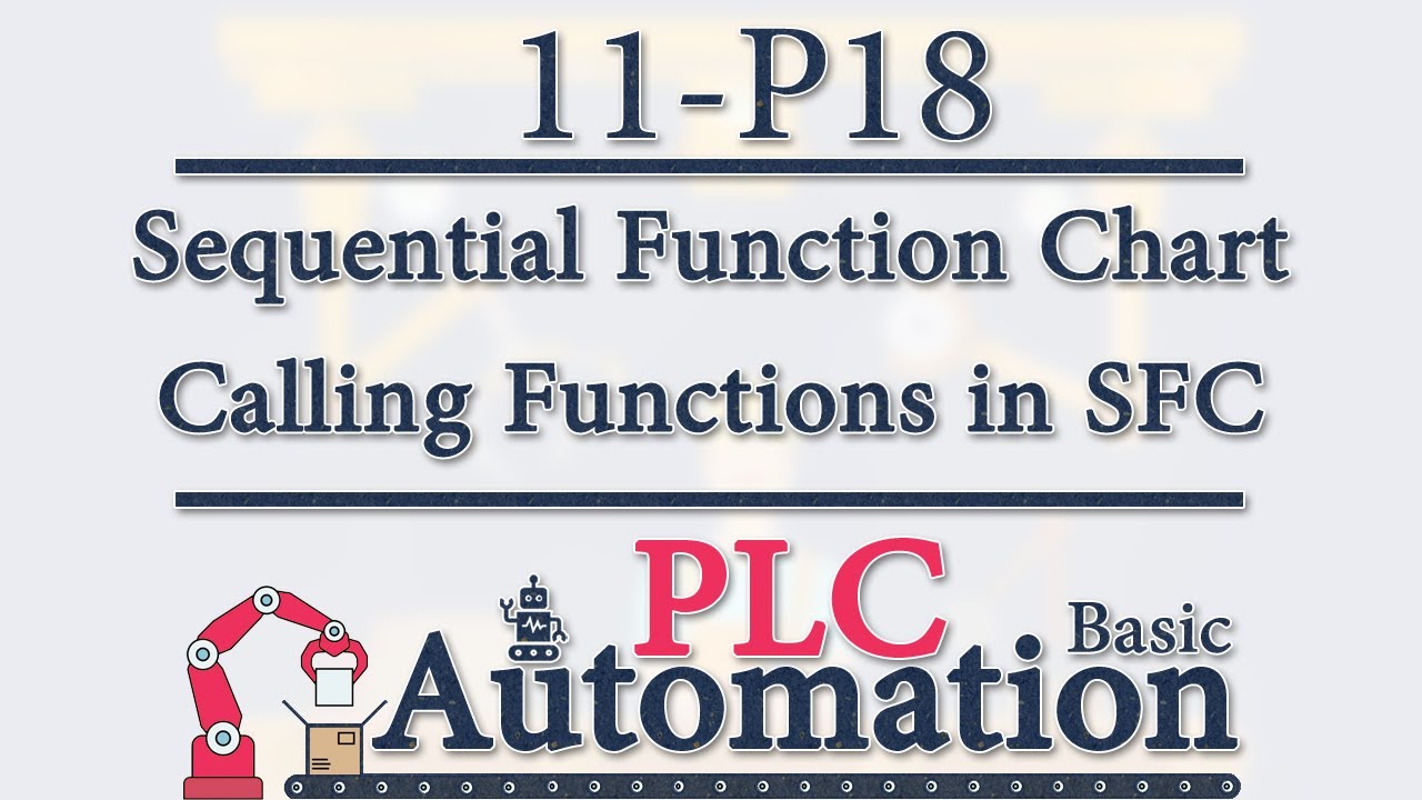 PLC Basic -11- SFC (Grafcet): Calling Functions in SFC P18/18