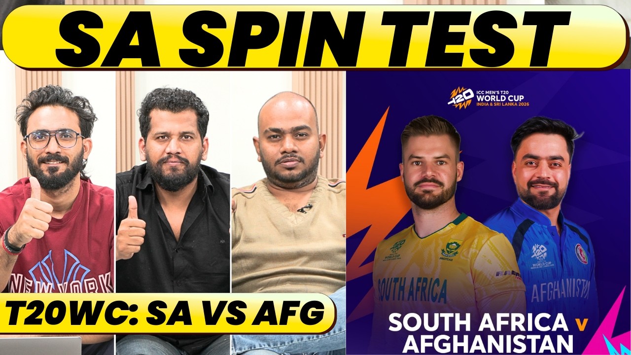 🔴SOUTH AFRICA VS AFGHANISTAN: DO OR DIE FOR AFGHANS, SPIN TEST FOR PROTEA FIRE
