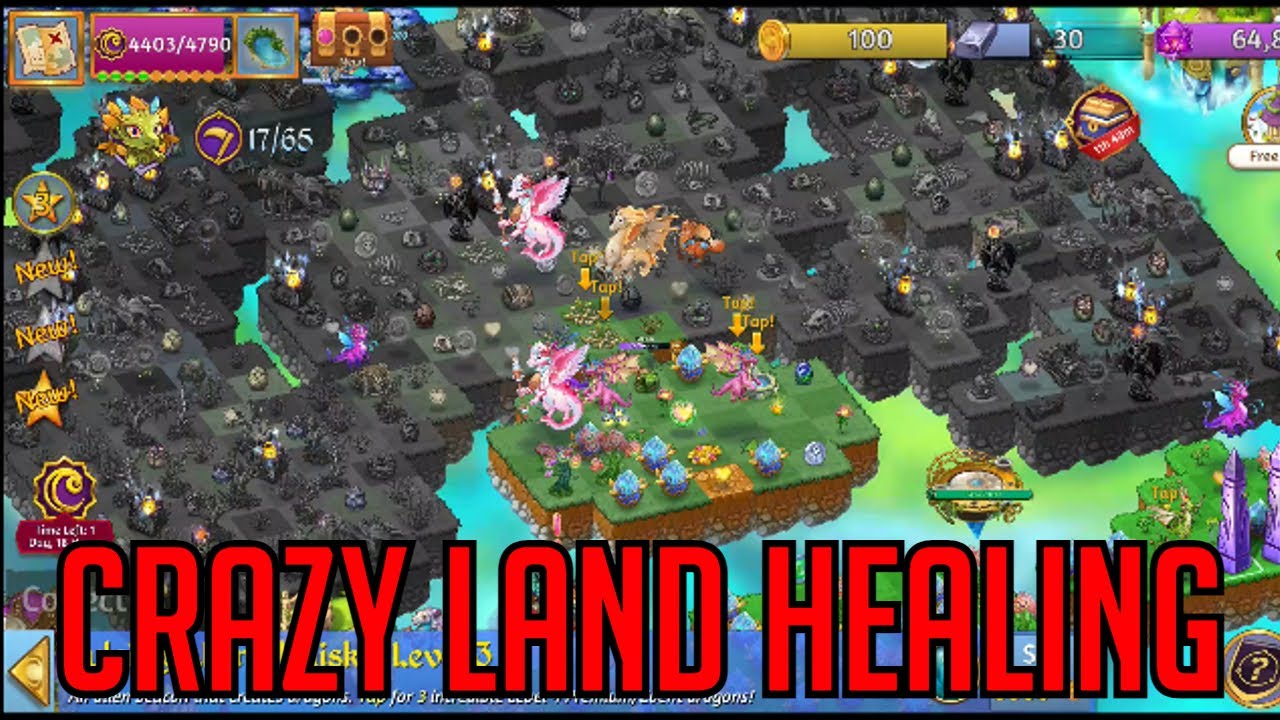 Crazy Land Healing | Merge Dragons