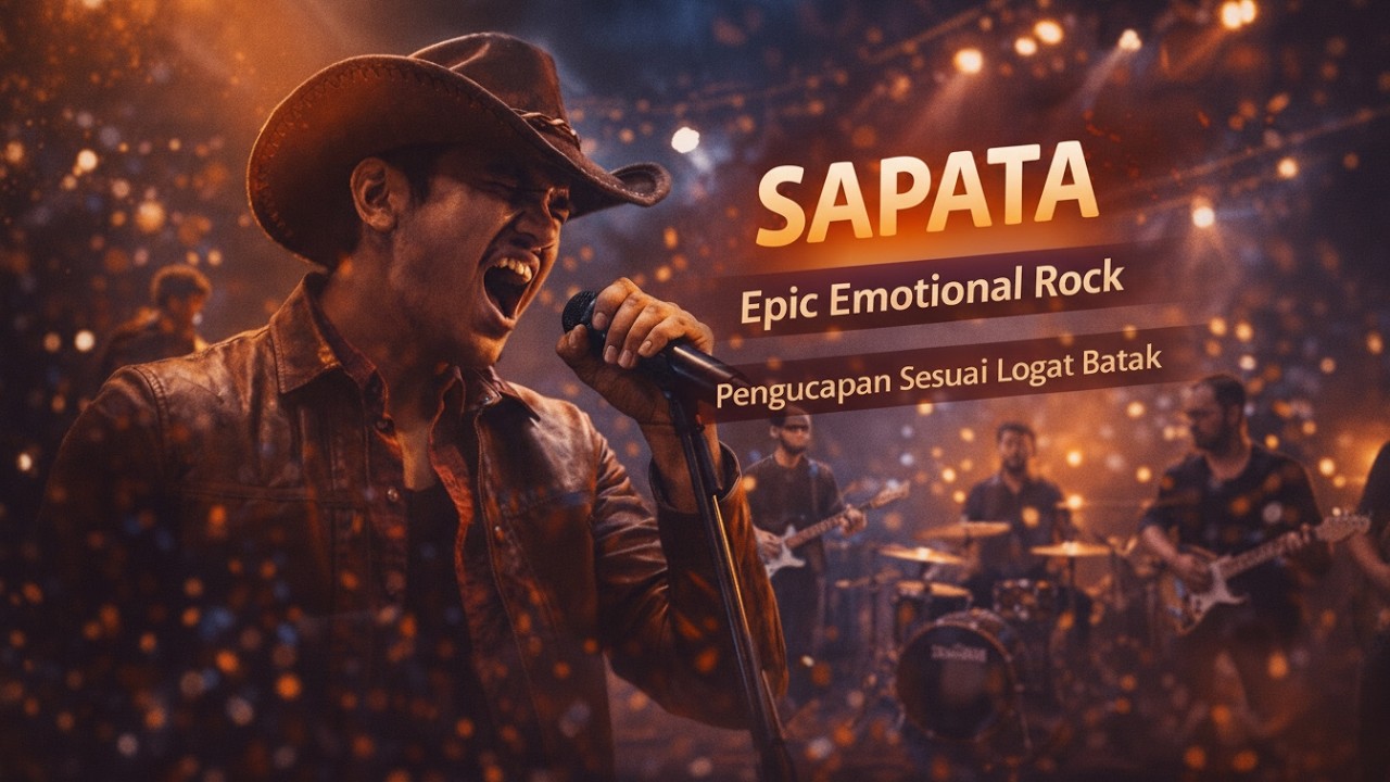 BadarAI | Sapata – Epic Emotional Rock Cover | Pengucapan Sesuai Logat Batak