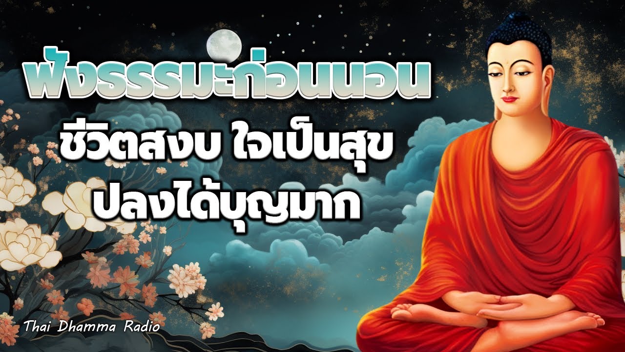 ธรรมะ ก่อน นอน 🌙ควรฟัง จิตใจสงบ ปล่อยวาง เหนื่อยมาทั้งวันแล้ว 🙏 Thai Dhamma Radio