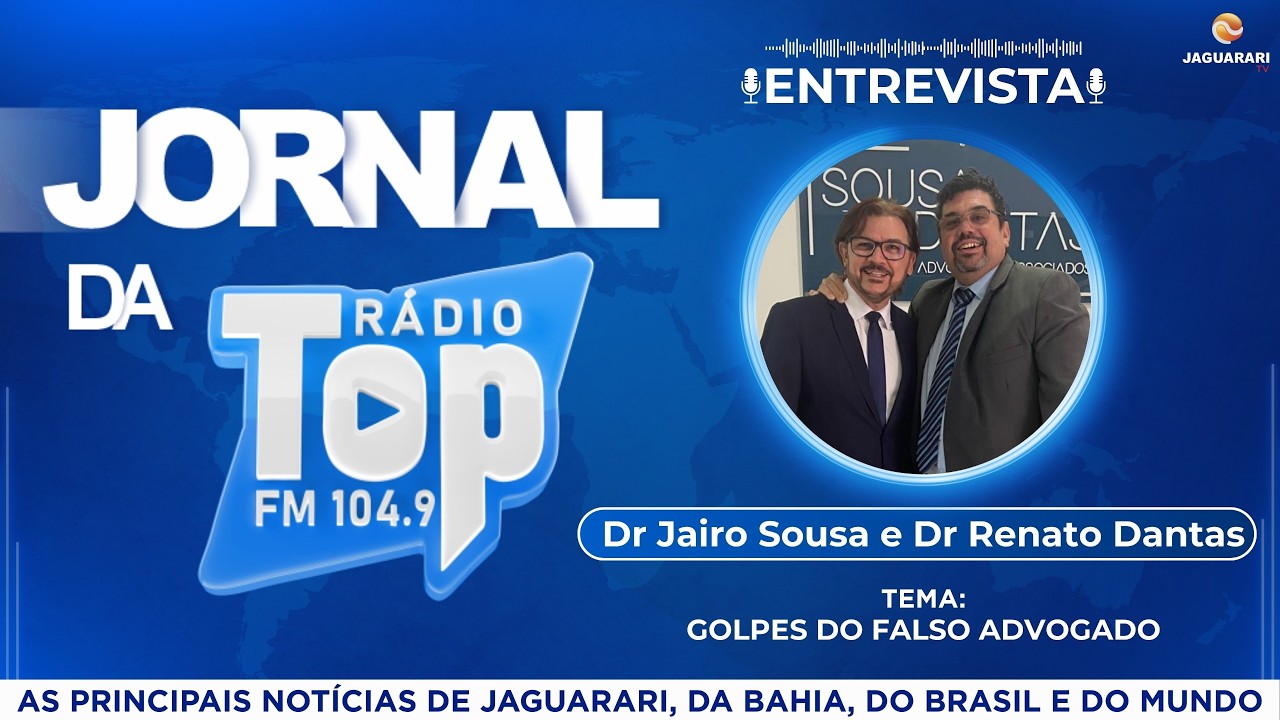 EDIÇÃO 30/2026 ►[18/2/2026]◄ JORNAL DA TOP  COM CARLOS ROBERTO