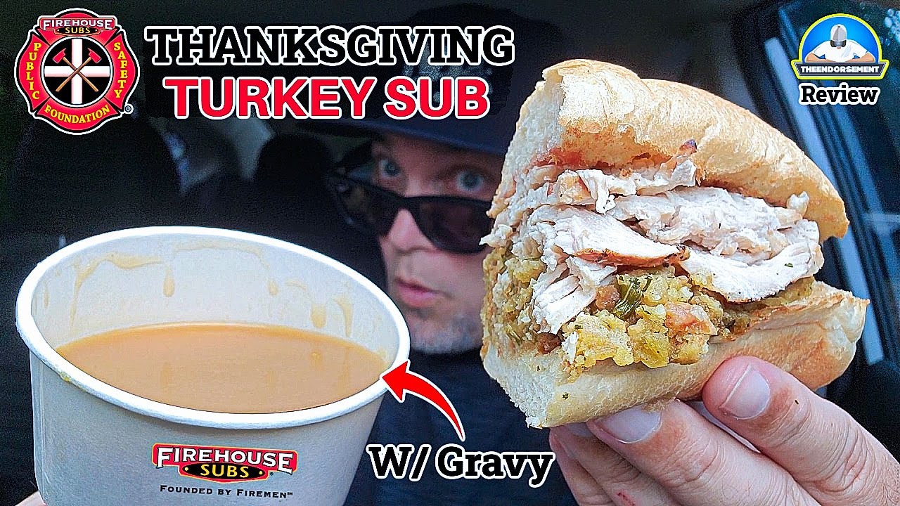 Обзор индейки Firehouse Subs® ко Дню благодарения! 🦃🍞 | Лучше с подливкой? | theendorsement