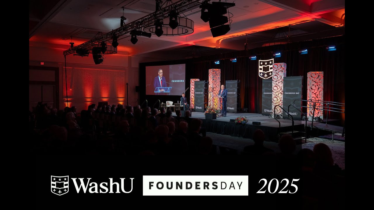 Full ceremony: WashU Founders Day 2025