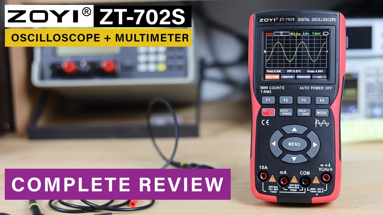 Zoyi ZT702S Oscilloscope + Multimeter ⭐ Compact & Accessible ⭐ Full Review!