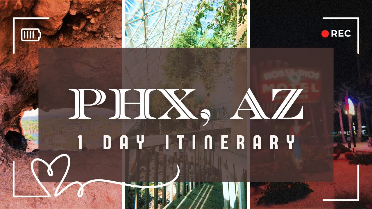Phoenix, Arizona - Packed 1 Day Itinerary in 4 Minutes!