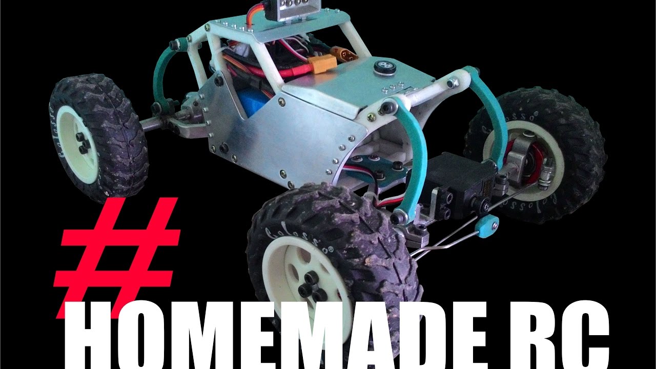 Homemade RC - Carrinho controle remoto caseiro.