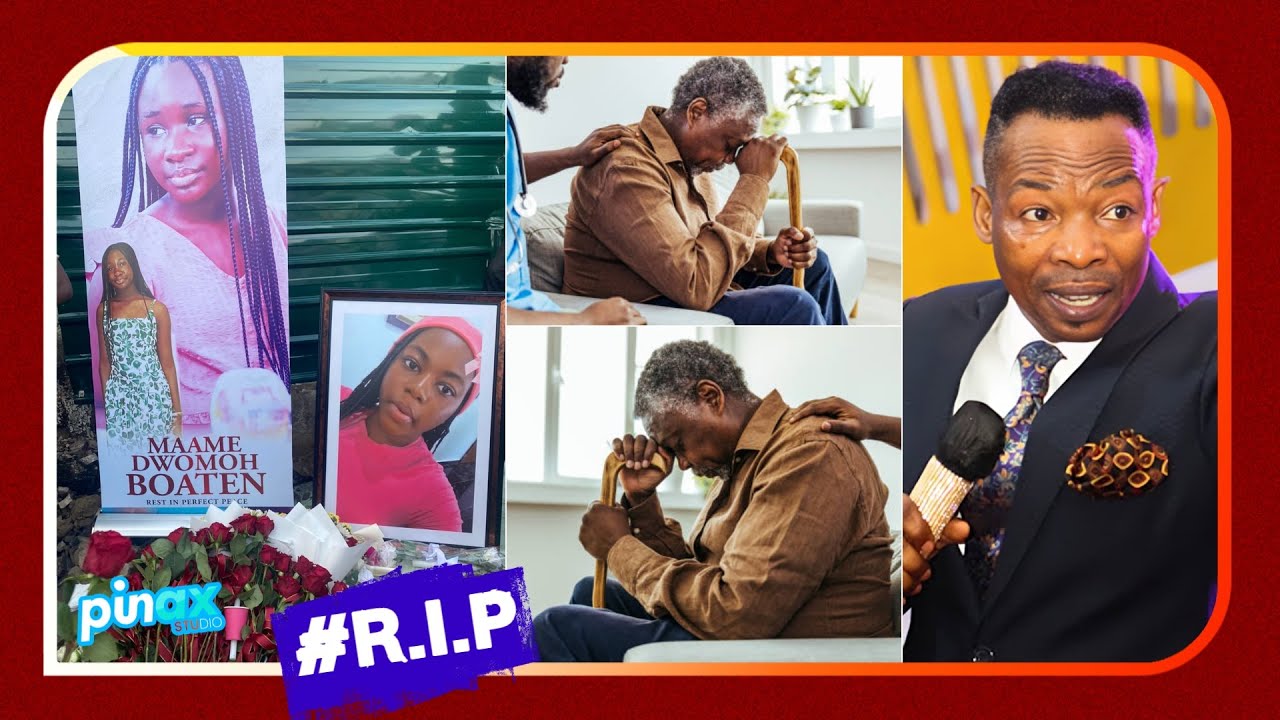 Sad Video! East Legon Gιrl who Dιed Father C0llapsed at C0ffιn Side in Front of Church - Hmm, WHYY!