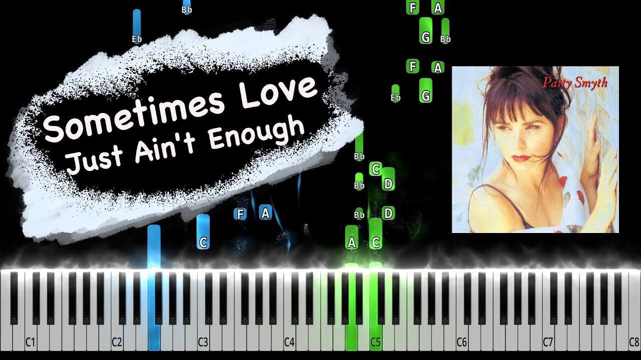 Patty Smyth - Sometimes Love Just Ain't Enough ft. Don Henley Piano Tutorial