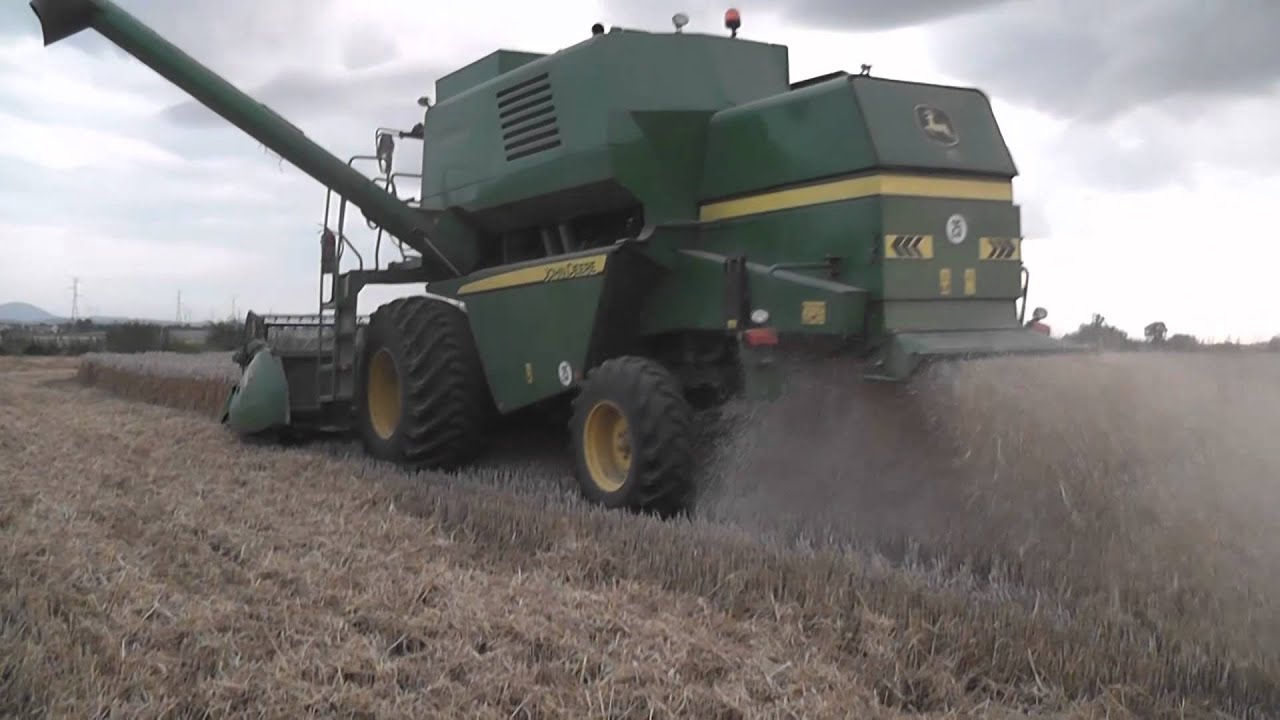 Pszenica Żniwa 2012 - Wheat harvesting - John Deere 1470