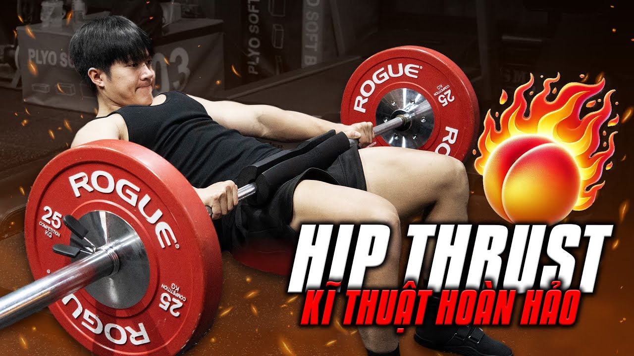 Kỹ Thuật HIP THRUST Hoàn Hảo - Đẩy Hông Đốt Cháy Cơ Mông | T3KT