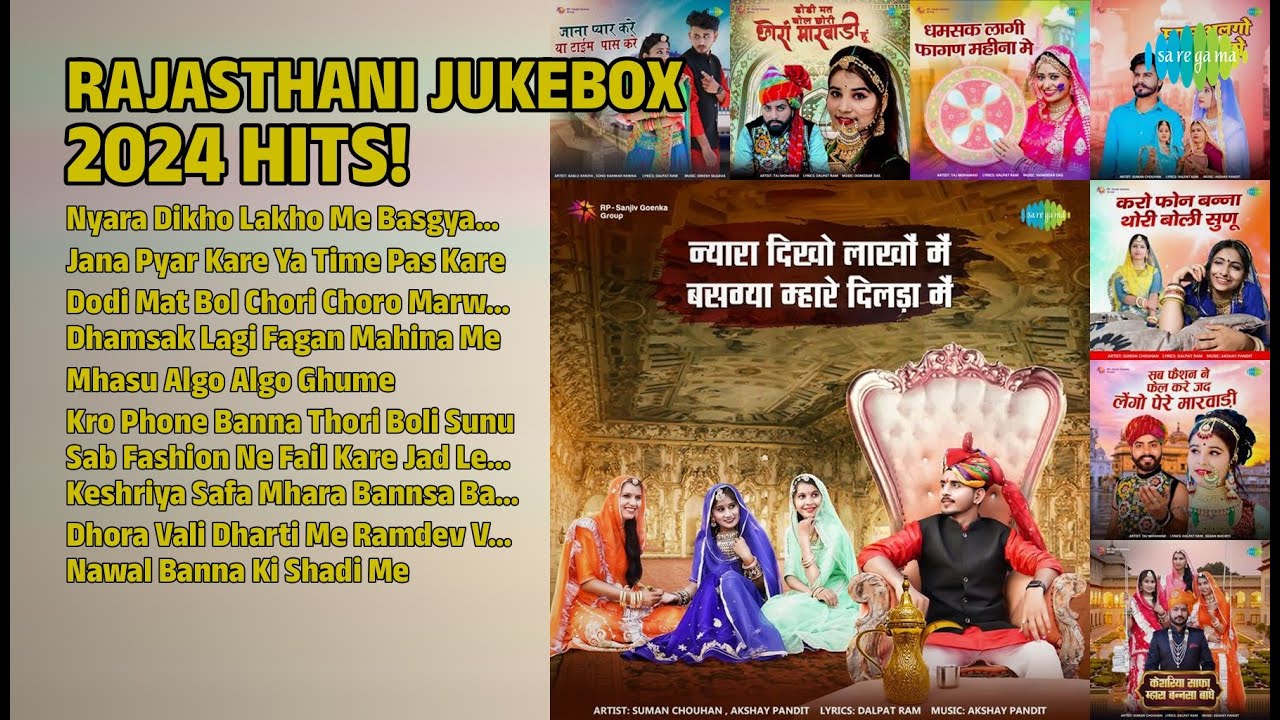 राजस्थानी हिट्स 2024 | Suman Chouhan Songs | Nyara Dikho Lakho Me Basgya Dilda Me