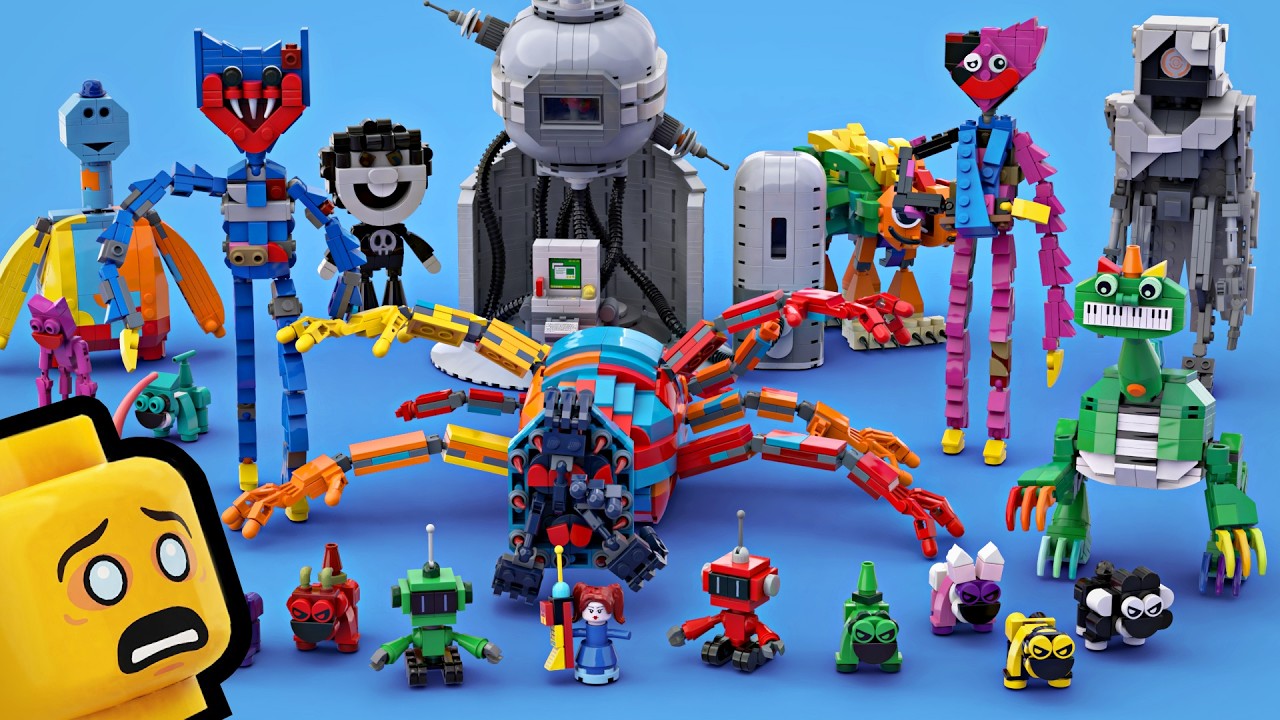 LEGO Poppy Playtime 4: How To Build EVERY Character From The Game!