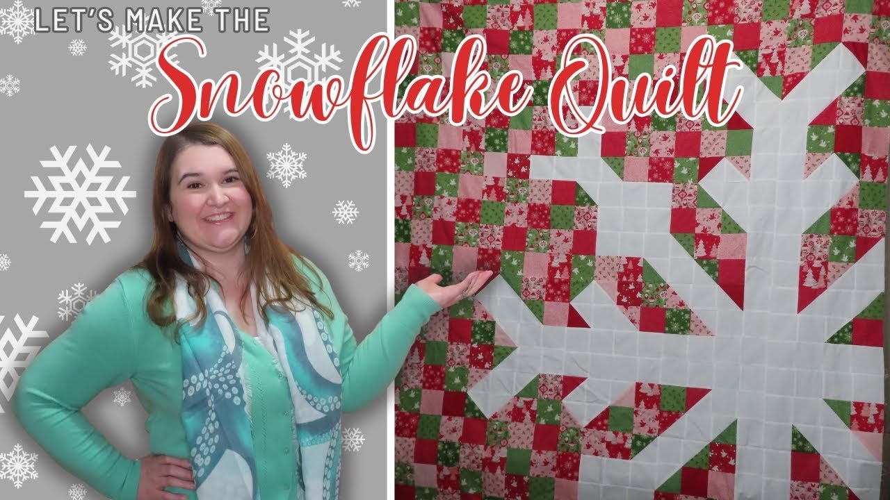 Snowflake Quilt with Triangles on a Roll | Mystery Grab Bag