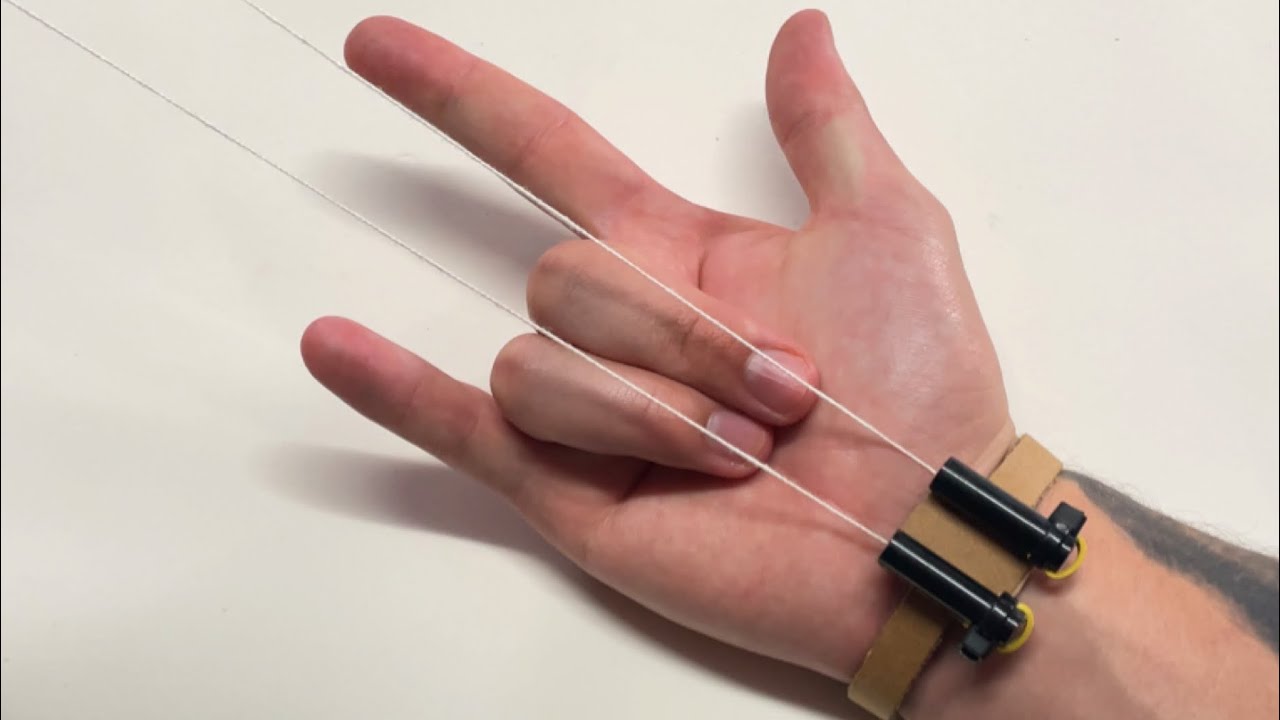 FAÇA UM INCRÍVEL MINI LANÇADOR DE TEIA DO HOMEM ARANHA