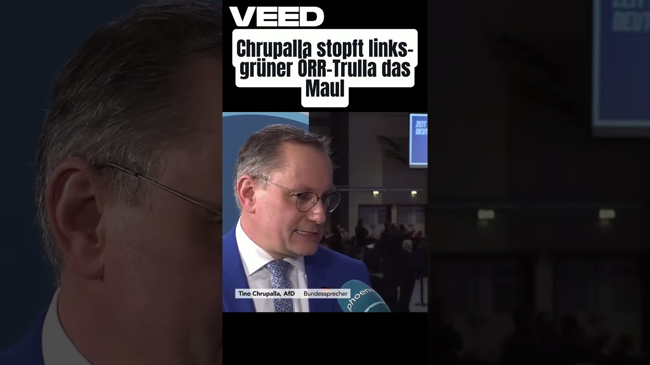 Tino Chrupalla stopft frecher &Ouml;RR-Trulla das Maul #chrupalla #afd #afdw&auml;hlen