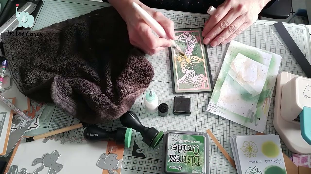 Sharing Tutorials | Inlovearts | DIY | Cutting Dies | By Sophie Créa