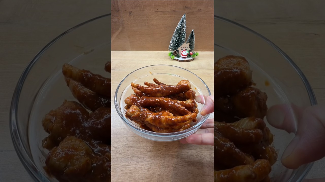 😋Куриные лапки в остром соусе #оченьвкусно #рецепты