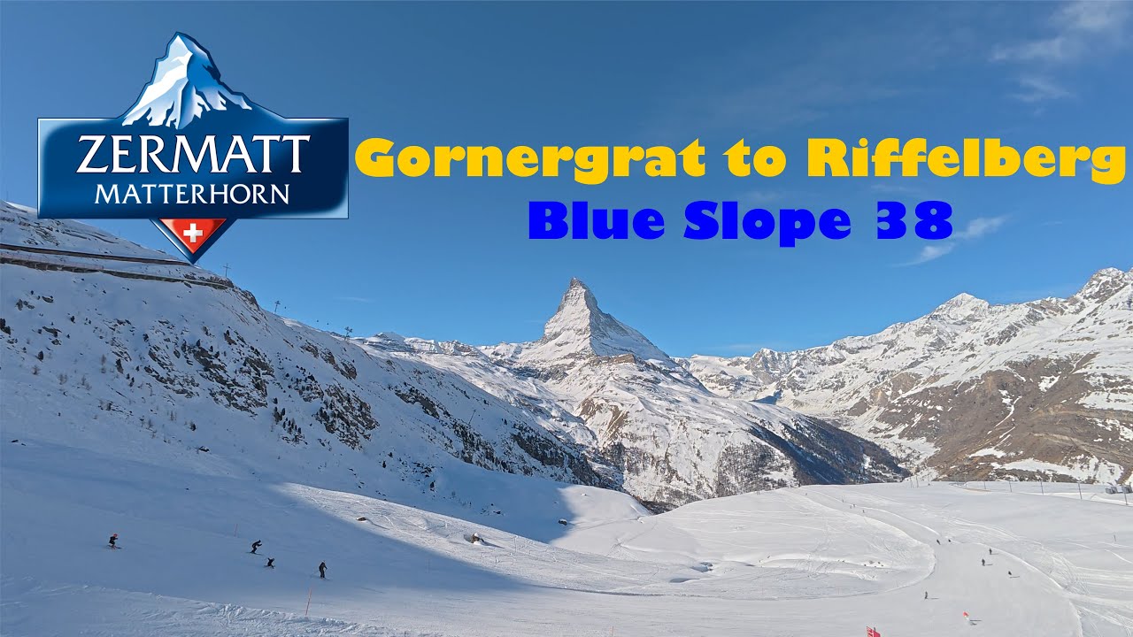 Ski Zermatt- Gornergrat to Riffelberg - Slope 38