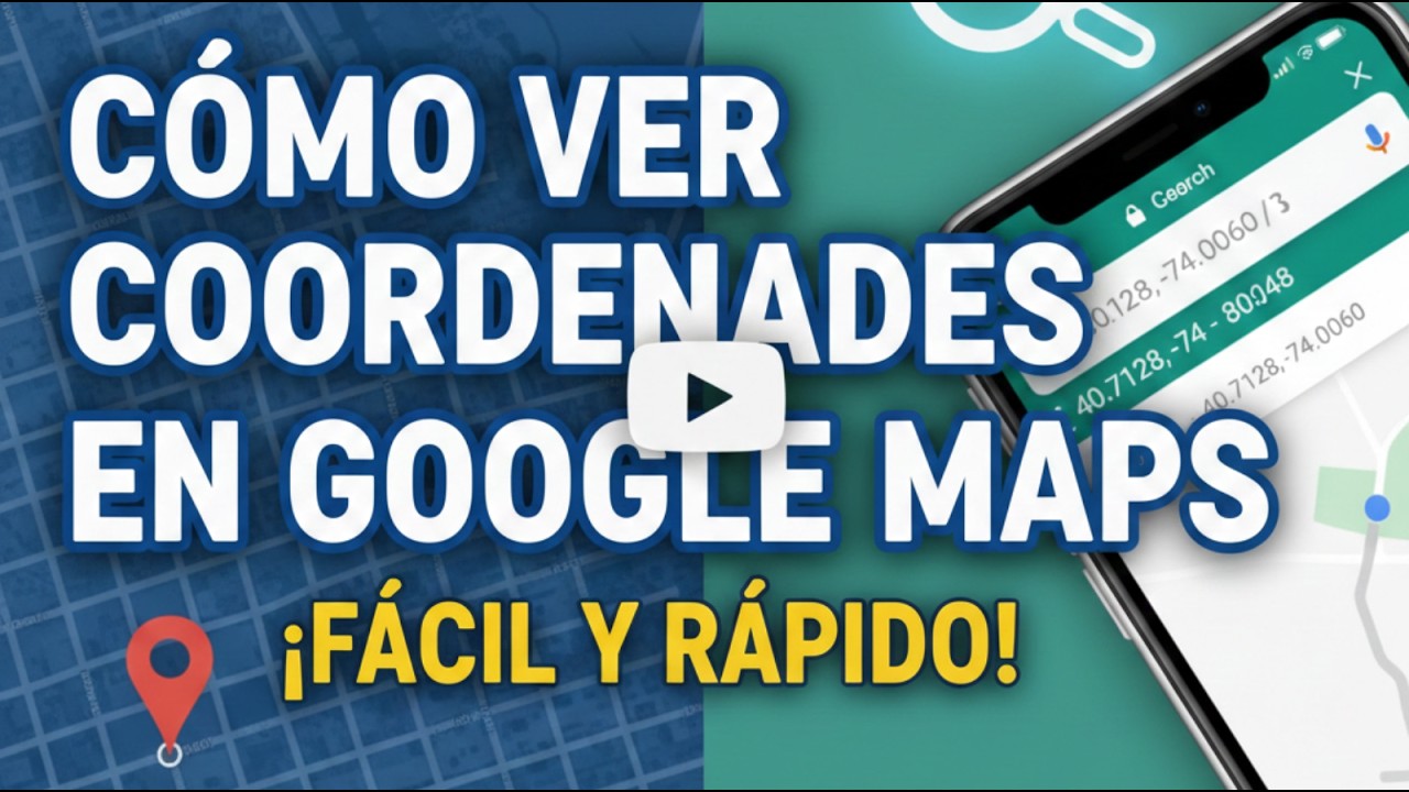 ⩥ Cómo VER las COORDENADAS en Google Maps