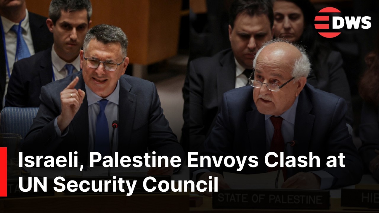 HEATED CLASH: Israel, Palestine Envoys Debate Gaza, Hamas, EU, West Bank at Fiery UN Session | AC1G