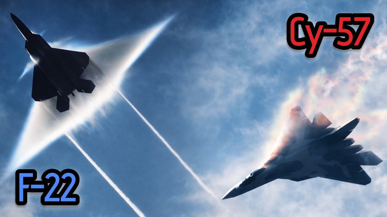 F-22 Раптор против Су-57 - главная дуэль ПЯТОГО поколения | F-22 и Су-57