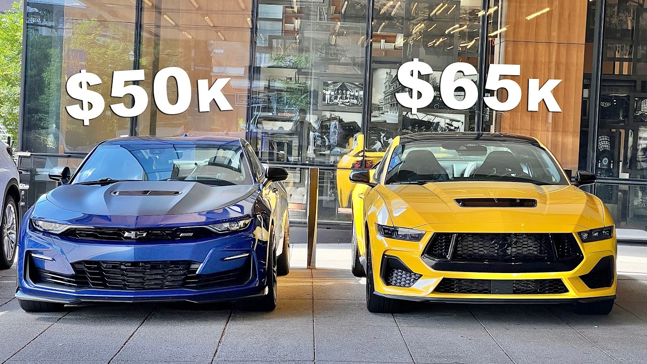 2023 Camaro SS 1LE vs. 2024 Ford Mustang GT - American Muscle Car Road Trip!