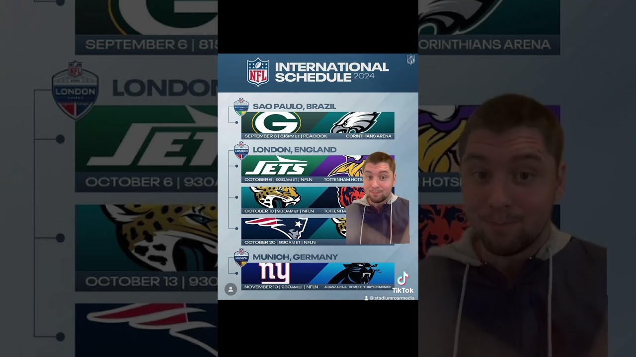 NFL International Series Schedule!! 