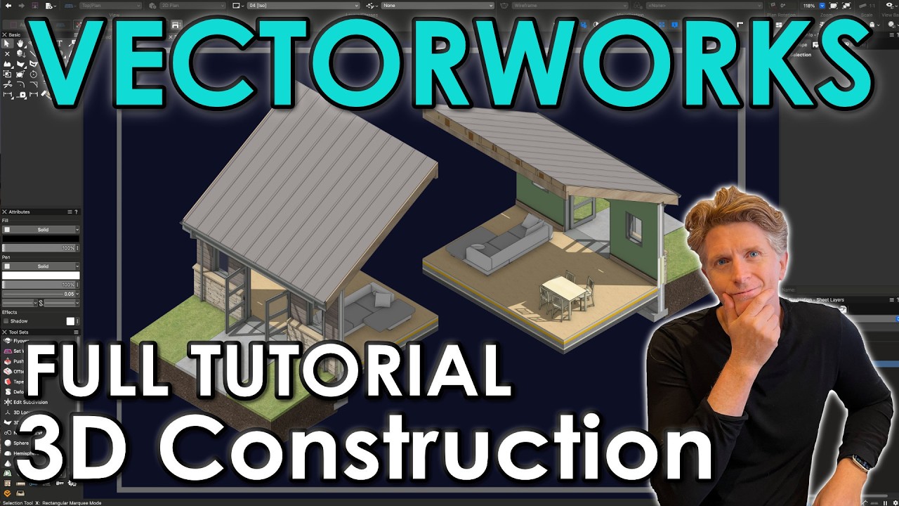 Vectorworks for 3D Construction and BIM Modeling: Full Tutorial