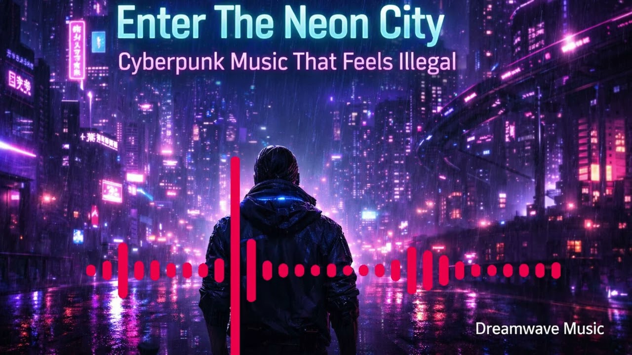 Cyberpunk Night Drive 🌆 Dark Synthwave & Phonk Mix for Deep Focus