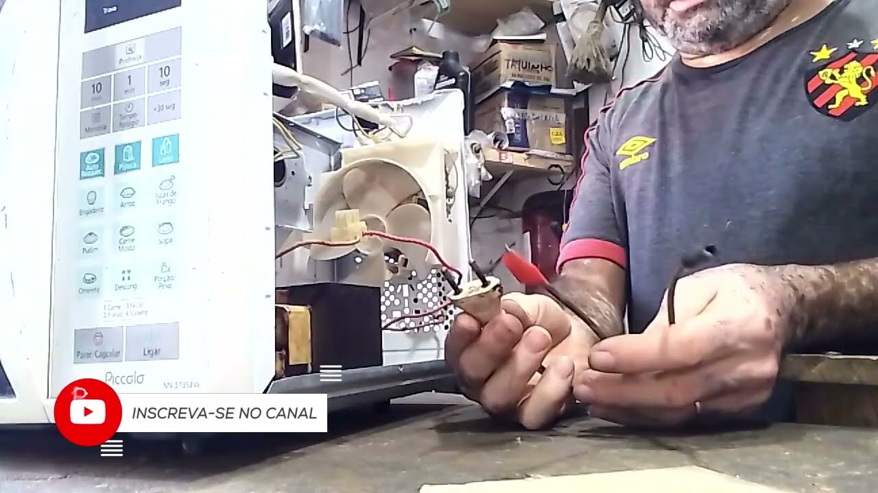 como ligar os fios do capacitor e do magnetron do microondas