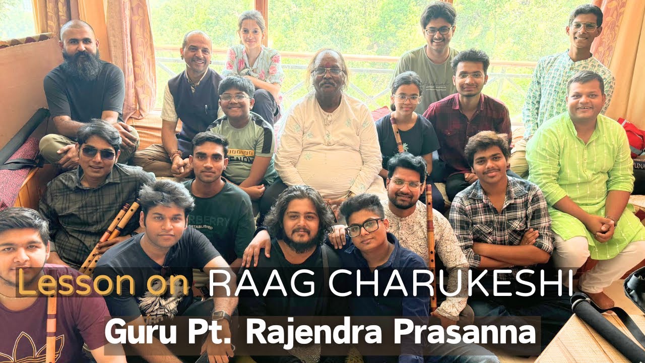 Raag Charukeshi | Flute/ Bansuri Lesson | Guru Pt. Rajendra Prasanna
