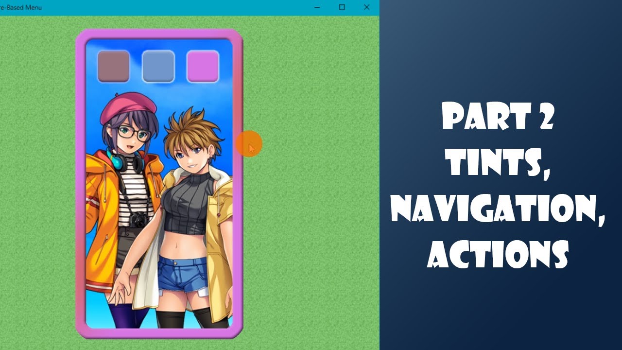 RPG Maker MV/MZ Eventing a Picture Based Menu Part 2