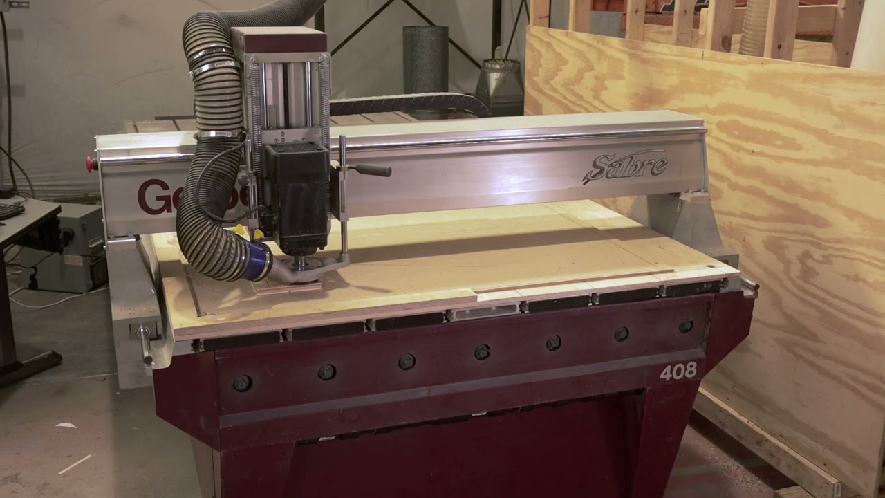 Gerber Sabre 408 retrofit with LinuxCNC