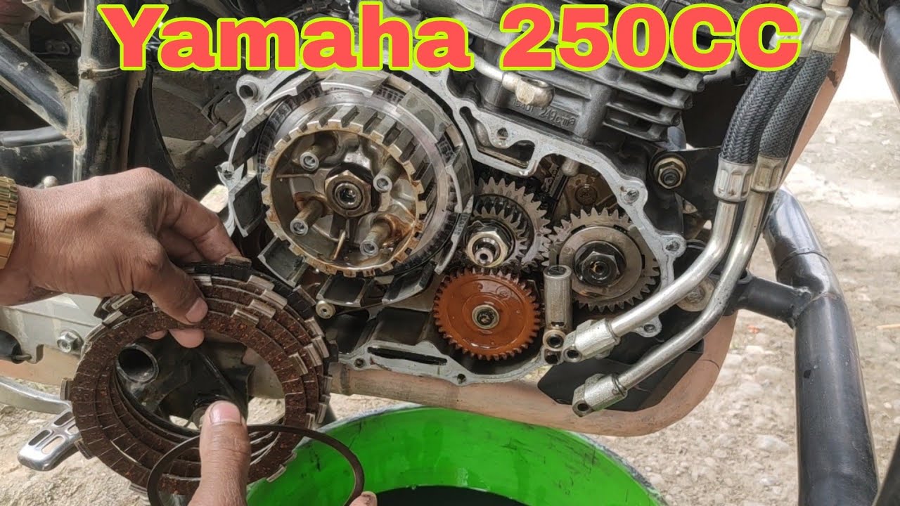 How To Replace Clutch Plate On Yamaha FZ 250cc.